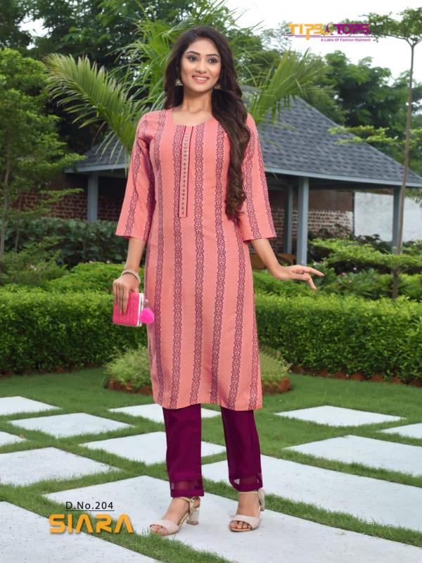 Tips Tops Siara vol 2 Rayon Designer Exclusive Kurti Collection